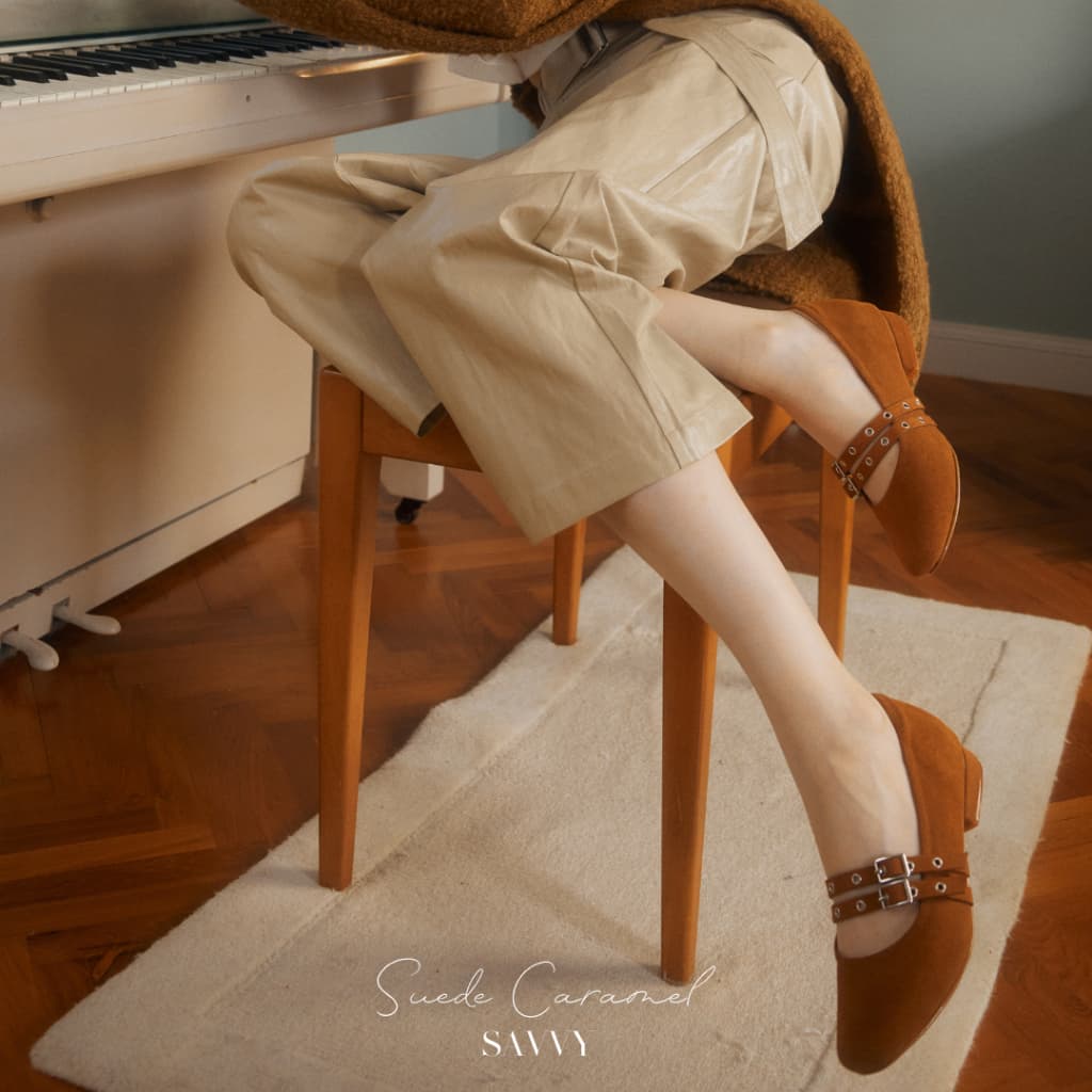 Savvy.bkk รุ่น Marry's Breakfast รองเท้า Ballet Marry Jane สุดนุ่ม รองเท้าผู้หญิง รูปที่ 7