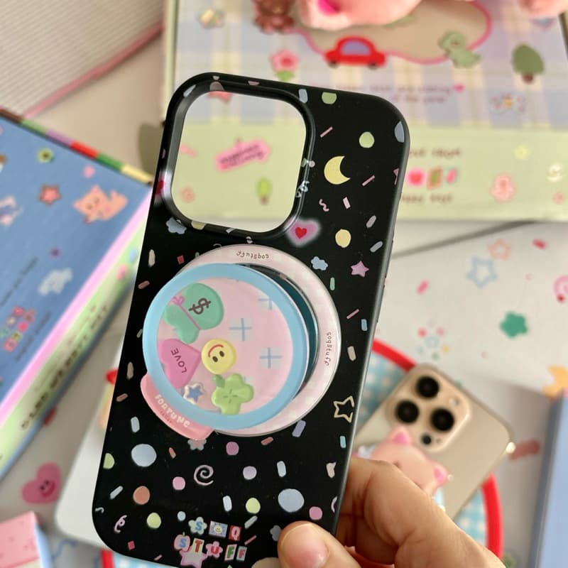 กริปตอกแม่เหล็ก ติดกับเคสแม่เหล็กเท่านั้น‼ หรือสติกเกอร์แม่เหล็ก น่ารักพิเศษ แม่เหล็กแรง รูปที่ 5