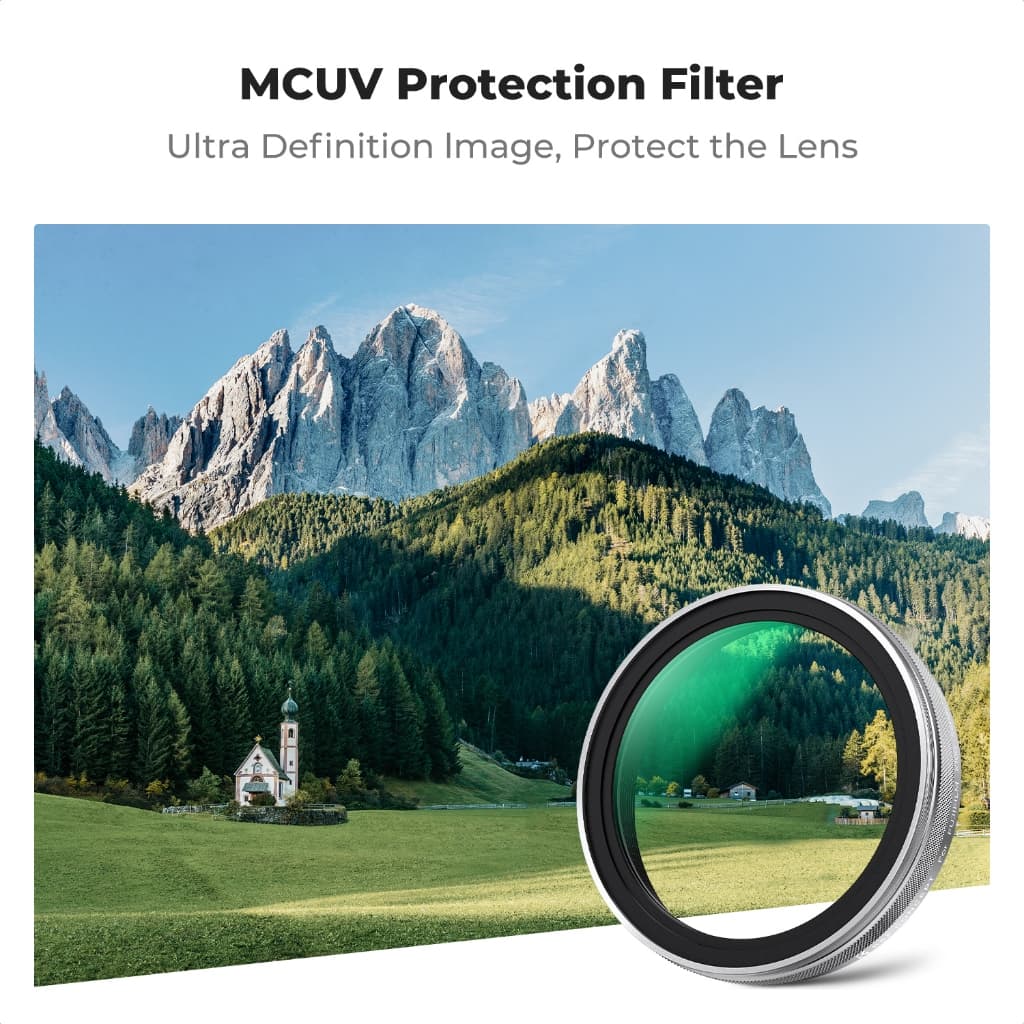 K&F CONCEPT Fuji UV Filter + Hood + Lens Cap Applicable to Fuji X100/X100F/X100S/X100T/X100V/X100VI รูปที่ 2