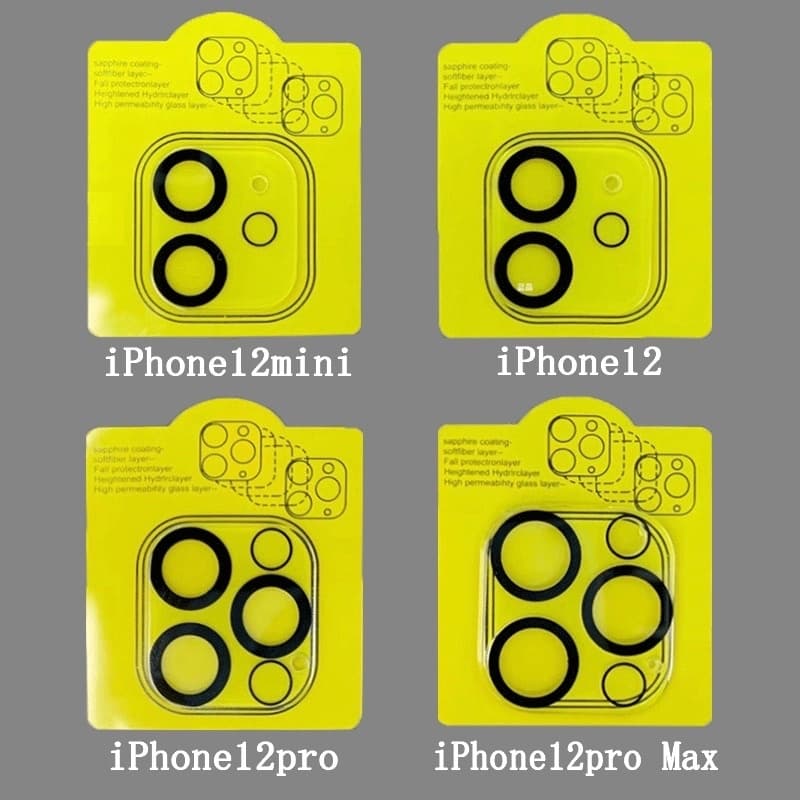 ฟิล์มกระจกเลนส์กล้องสำหรับ สำหรั สำหรับ iPhone 16 Pro Max/15/Plus 14 13 Pro 13 12 11 12mini นิรภัย ใส ฟิล์มกันรอยกล้อ รูปที่ 4