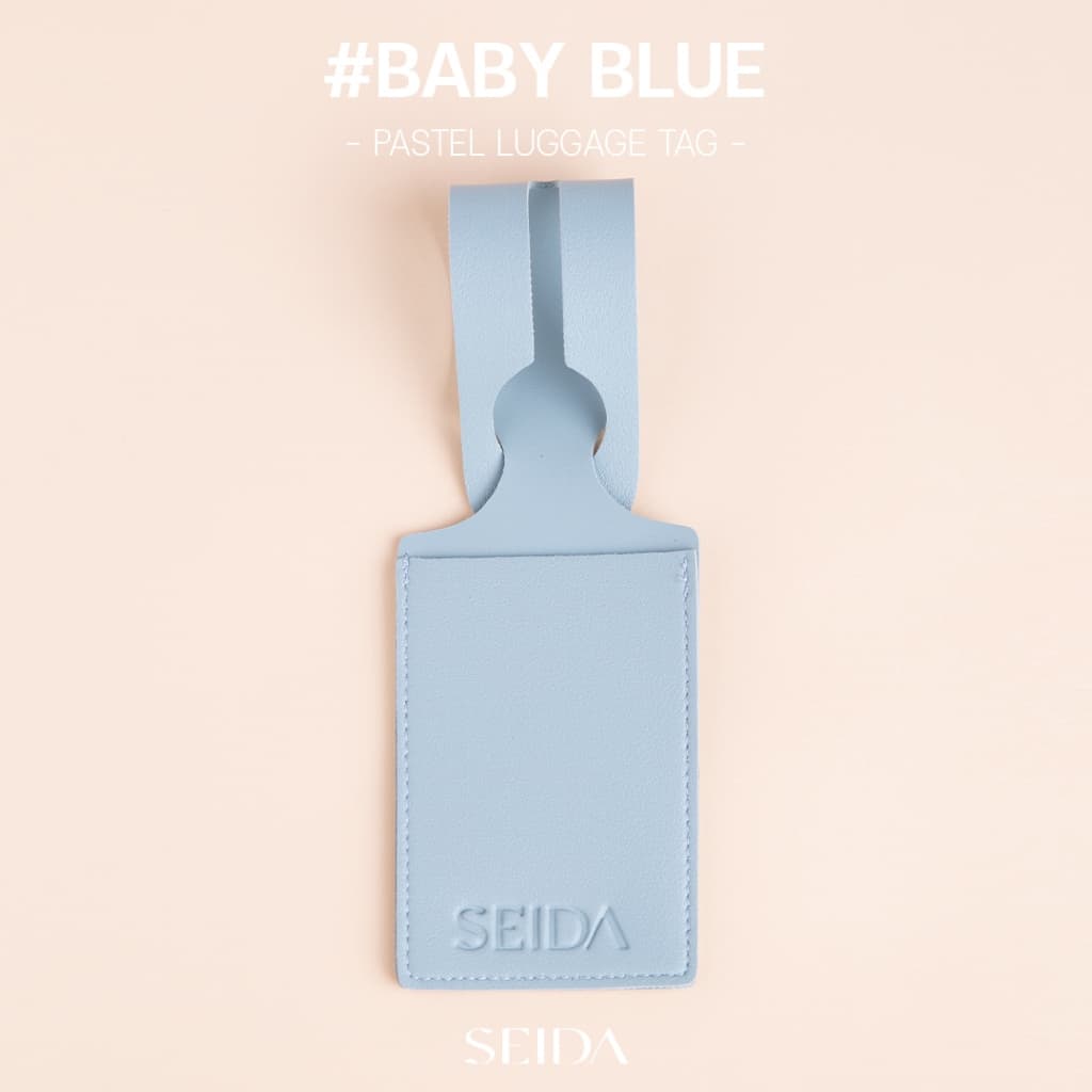 เซดะ แท็กติดกระเป๋า l PASTEL LUGGAGE TAG l สายคล้อง พวงกุญแจป้ายชื่อ รูปที่ 4