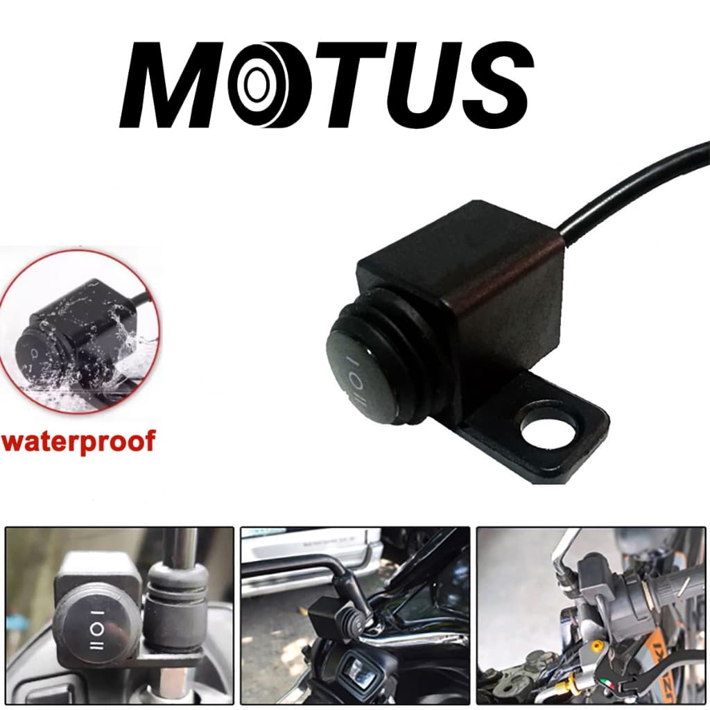 MOTUS สวิทช์โดมิโน เจเนอรัล มอเตอร์ไซค์ สวิตซ์ไฟ 3 ระดับ เลือกซ้ายขวาได รูปที่ 1