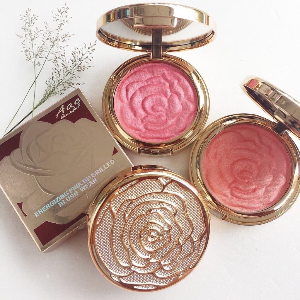 บลัชออน AAC Energizing Pink BB Grilled Blush Wear ตลับทอง No.803 รูปที่ 1