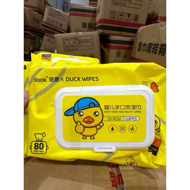 ทิชชู่เปียกรุปเด็กๆไม่มีแอลกอฮอล์เหมาะกับเด็ก Babyhandandmouthwipes รูปที่ 5