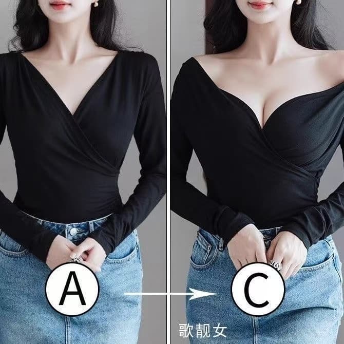 Swift BraSexy bra ชั้นในตะขอหน้า ด้านหน้าปิด ไม่มีกรอบ สำหรับผู้หญิง ชุดชั้นใน บราเสริมหน้าอกผ้าดี รูปที่ 4