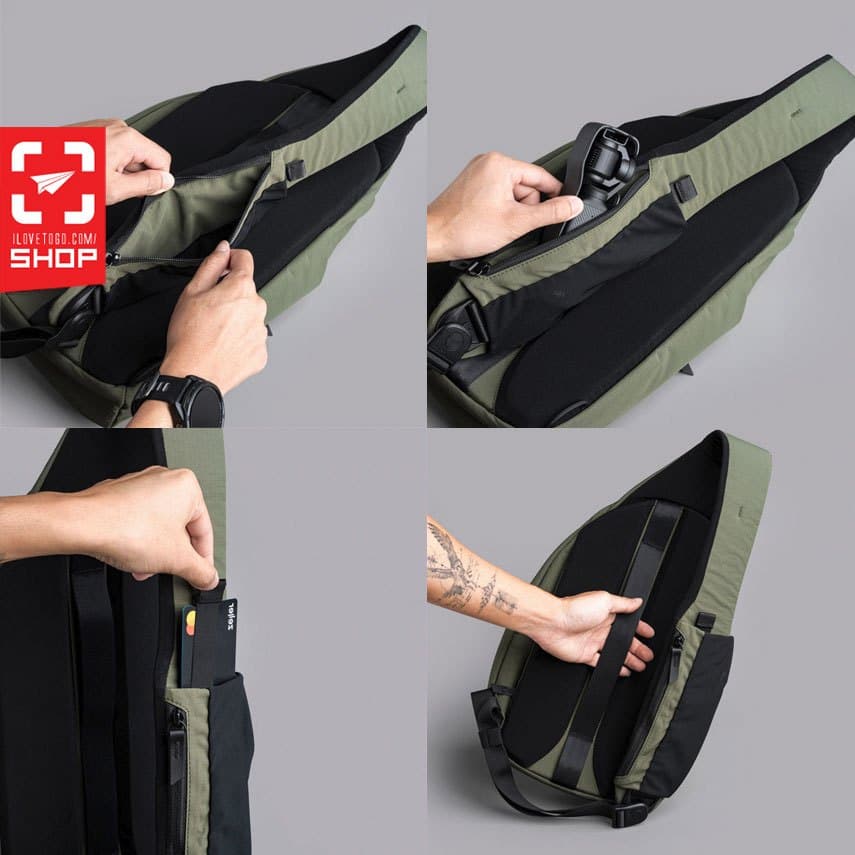 กระเป๋า Alpaka - Metro Crossbody / Left Shoulder / Right Shoulder - Axoflux รูปที่ 9