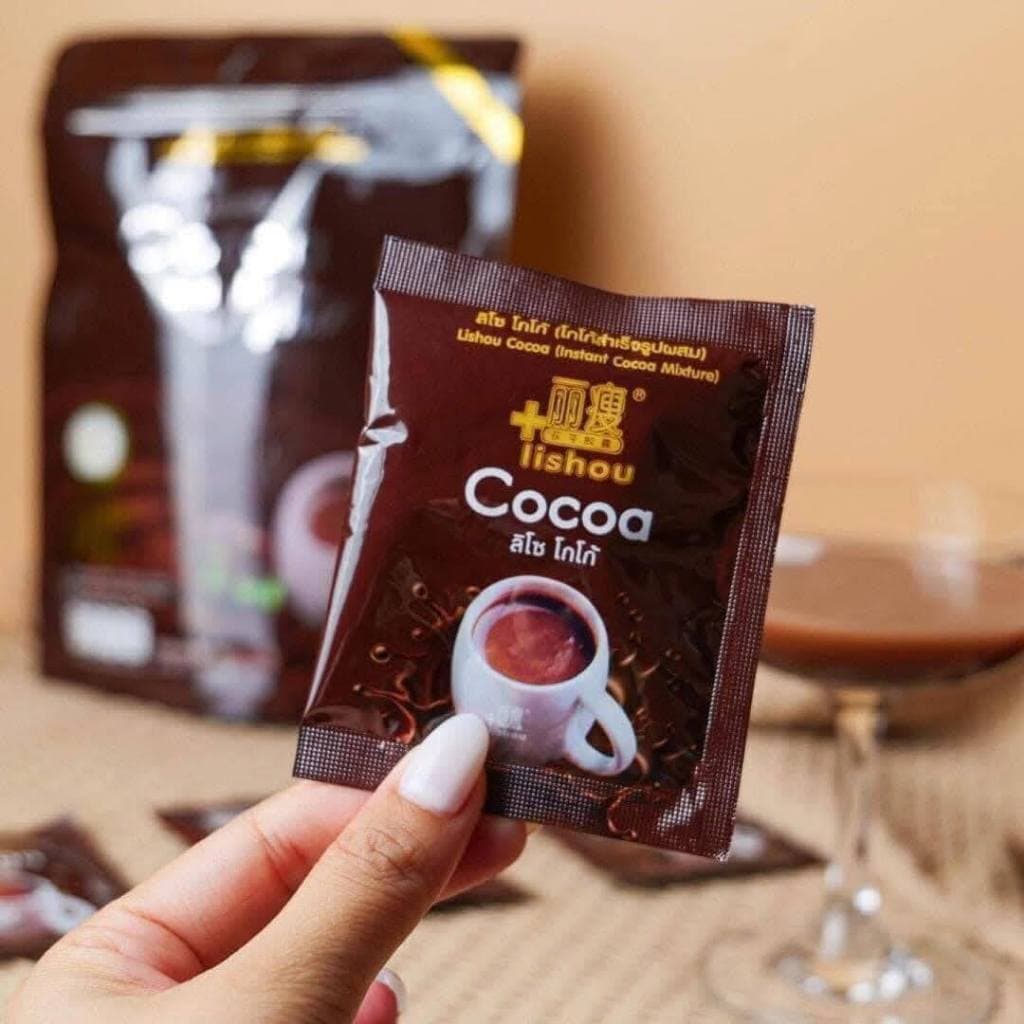 แพคเกจใหม่ ลิโซ่ โกโก้ Lishou Cocoa ขนาด 15ซอง รูปที่ 6