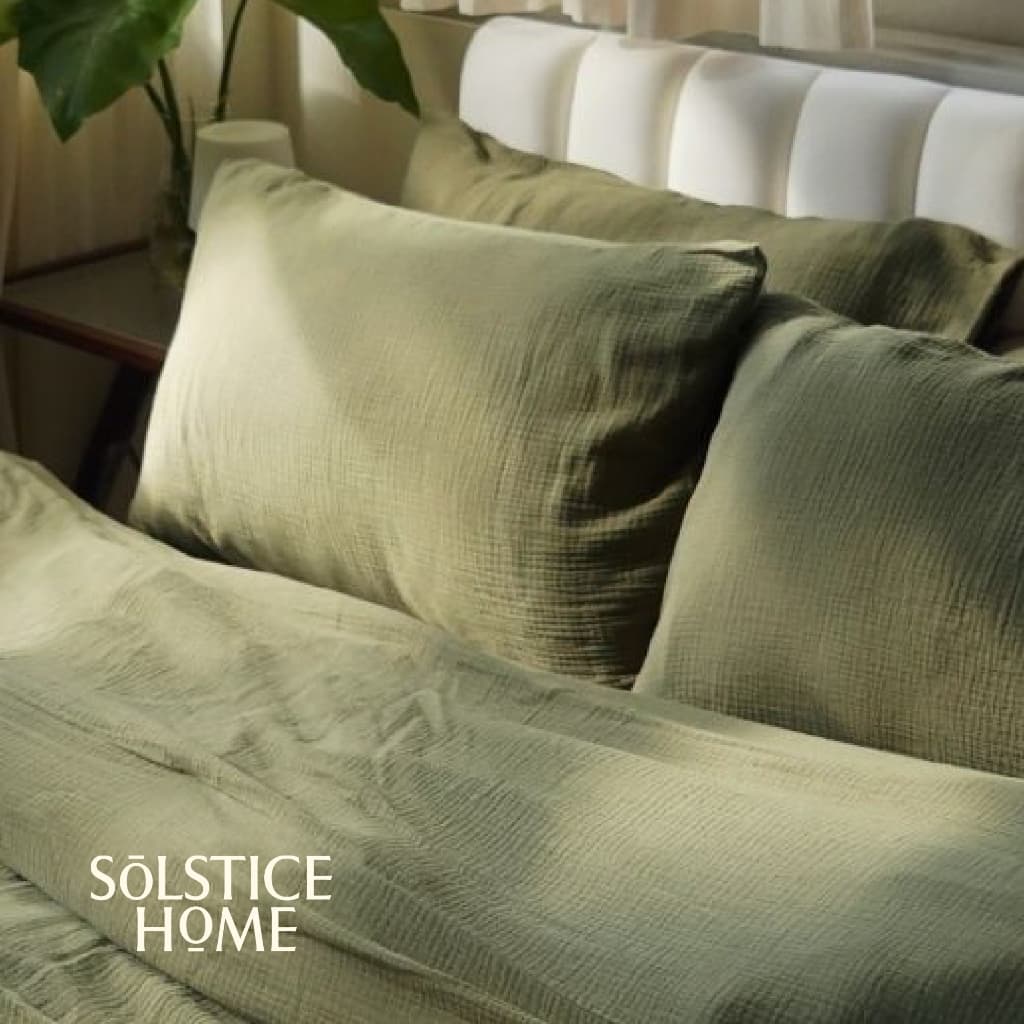 ปลอกหมอน ปลอกหมอนข้าง สีพื้น Solstice Home ผ้า Cloud Cotton เนื้อนุ่ม - สไตล์ มินิมอล ทำจากผ้าคอตตอน 100% รูปที่ 9