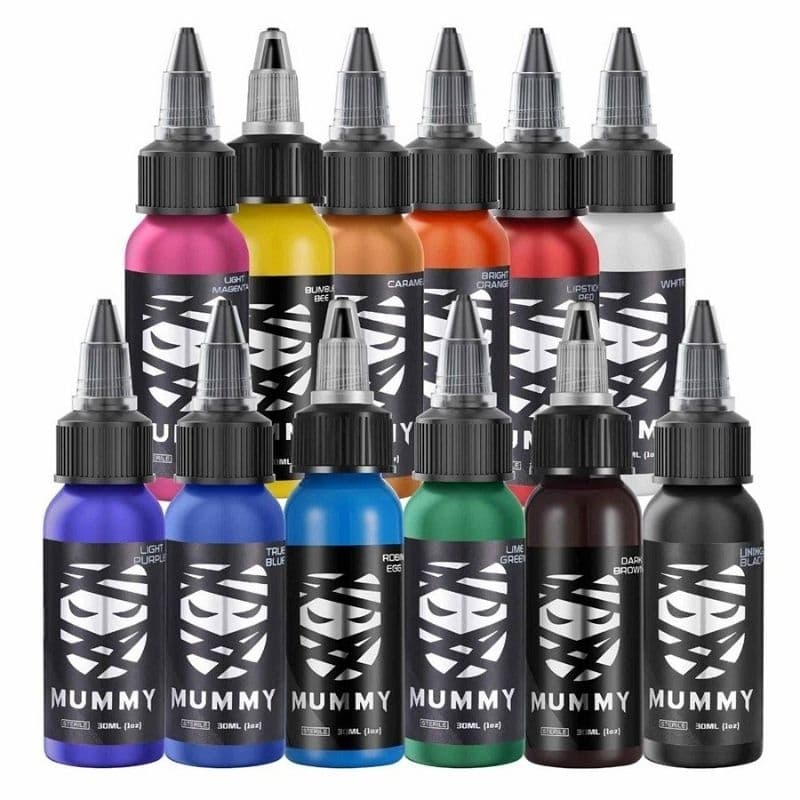 สีสัก สีมัมมี่ สีสักลาย Mummy tattoo ink สีสวยแจ่มติดชัด รูปที่ 2