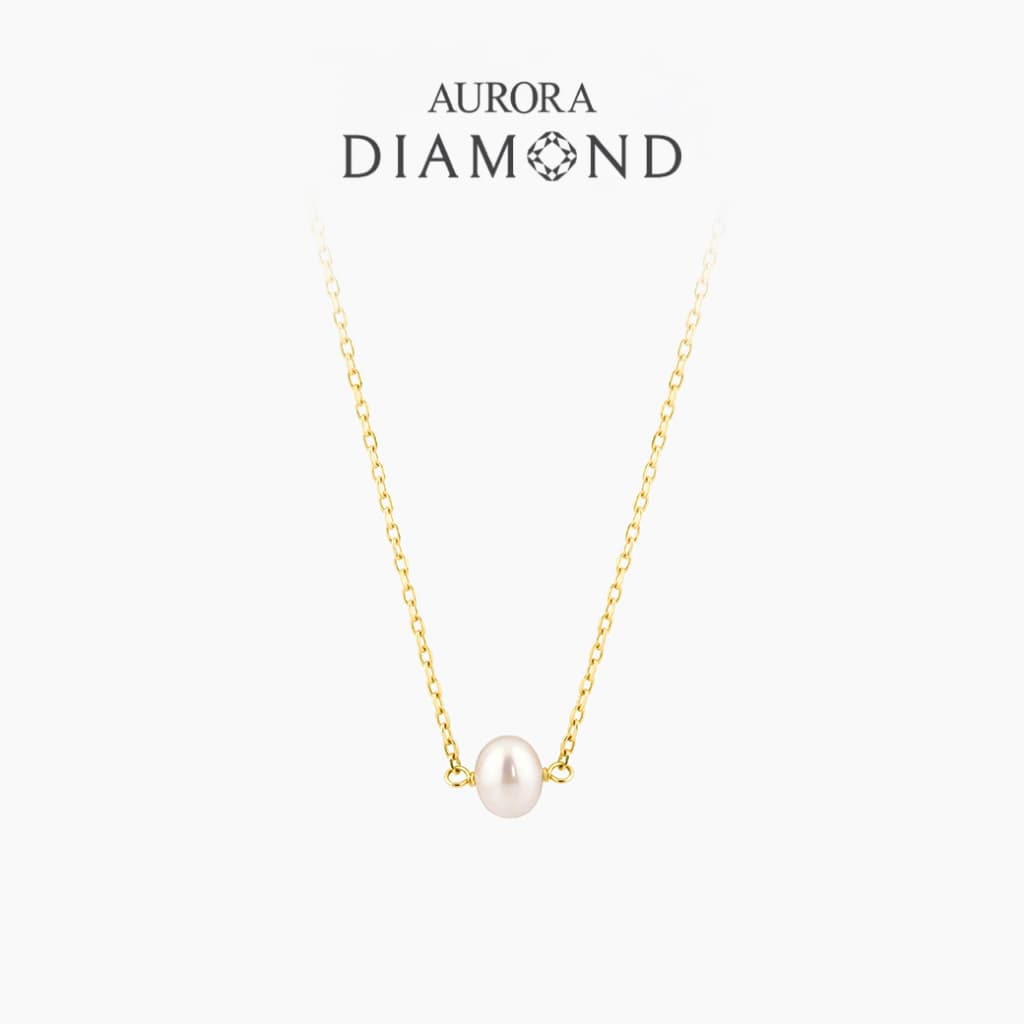 AURORA สร้อยคอมุกแท้ Bright Pearl Collection DNPL004 รูปที่ 2