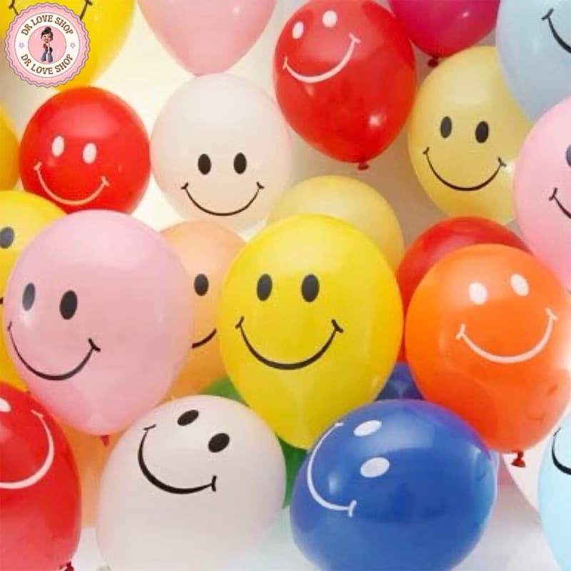 ลูกโป่ง ลายยิ้ม ลายจุด คละสี สีพื้น ขนาด12นิ้วแพ็ค 10ใบ ลูกโป่ง จัดงาน จัดเลี้ยง รูปที่ 7