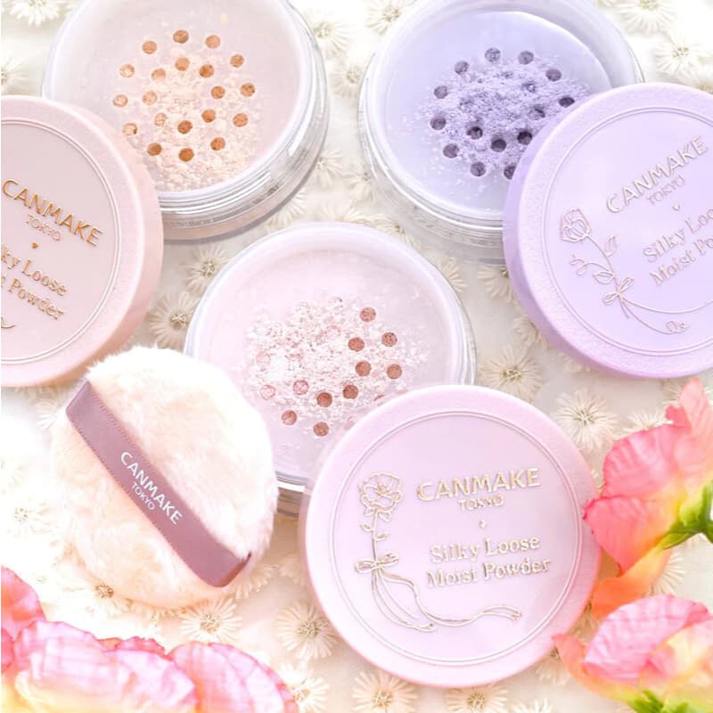 CANMAKE Silky Loose Moist Powder แป้งฝุ่นCanmake เนื้อละเอียดเนียนนุ่ม รุ่นใหม่ล่าสุด สุดฮิตจากญี่ปุ่น รูปที่ 3