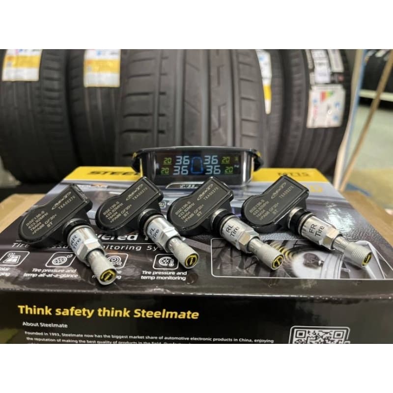 ใหม่ล่าสุด..เครื่องวัดลมยางTPMS STEEL MATE รุ่น MT15 แบบแทนจุ๊ปลมเดิม พร้อมจอแสดงผล รูปที่ 4