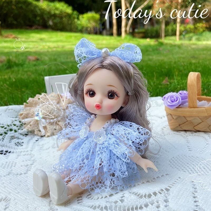 CDD BJD ตุ๊กตา 3D 30 ซม สไตล์เจ้าหญิงตัวน้อย ตุ๊กตาพร้อมข้อต่อที่ขยับได้ ตุ๊กตาเจ้าหญิงน้อย ของขวัญเด็กผู้หญิง รูปที่ 7