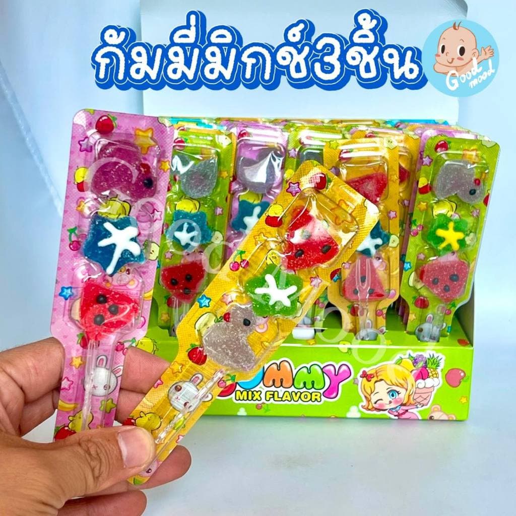กัมมี่มิกช์3ชิ้น 1กล่อง 30ชิ้น รูปที่ 1
