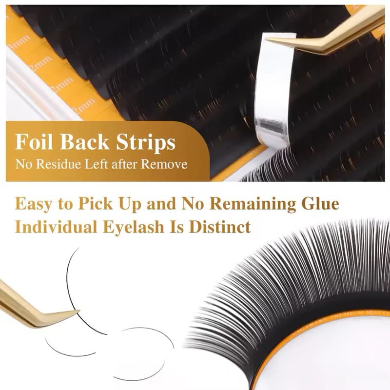 ขนตาเส้นแบนปลายแฉก NAGARAKU 5th Generation Premium Matte Ellipse Lash #อุปกรณ์ต่อขนตา ในไทย รูปที่ 4