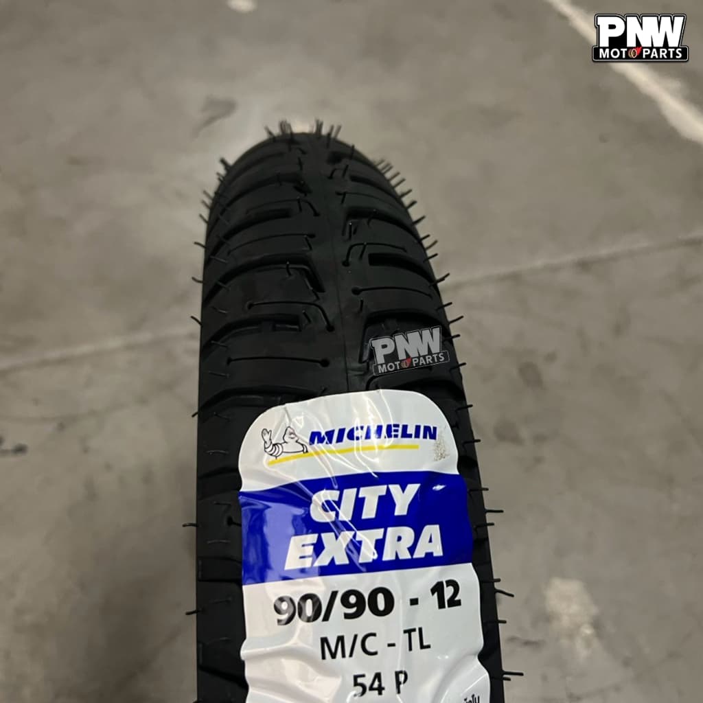 ยางนอกมิชลิน MICHELIN CITY EXTRA ขอบ 10 และ 12 ยางหน้า 90/90-12 TL ยางหลัง 100/90-10 TL สำหรับมอเตอร์ไซค์ Honda Lead 125 รูปที่ 4