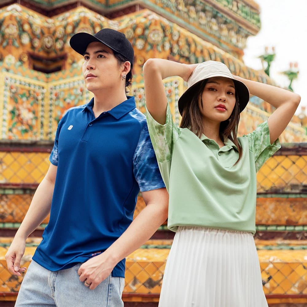 เสื้อ โปโล EGO SPORT x THAITONE ไหล่สโลป TT001 ไทยโทน โพส1 รูปที่ 6