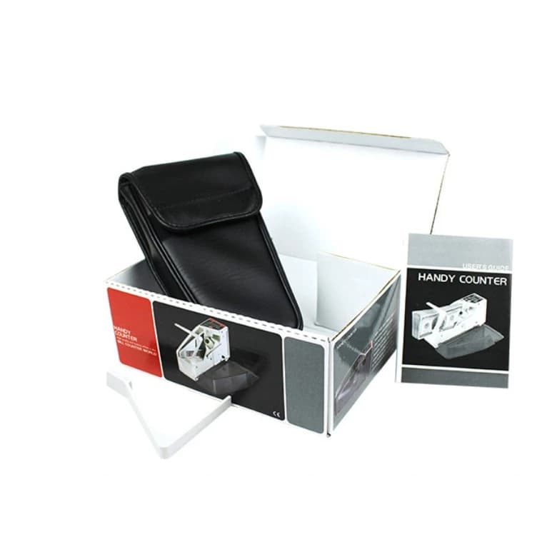 เครื่องนับเงิน ขนาดเล็กแบบพกพา แบบพกพตรวจแบงค์ปลอมได้ Mini Bill Cash Money Currency Counters Machine รูปที่ 5