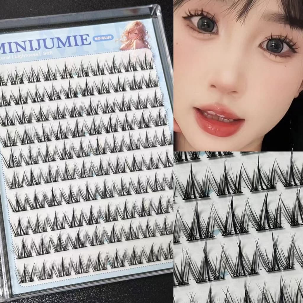 minijumieทุ่งบริสุทธิ์ขนตาปลอมไร้กาวความจุขนาดใหญ่ 5D ขนตาปลอมแบบมีกาวในตัว ขนตาธรรมชาติแบบใช้ซ้ำได้ รูปที่ 9