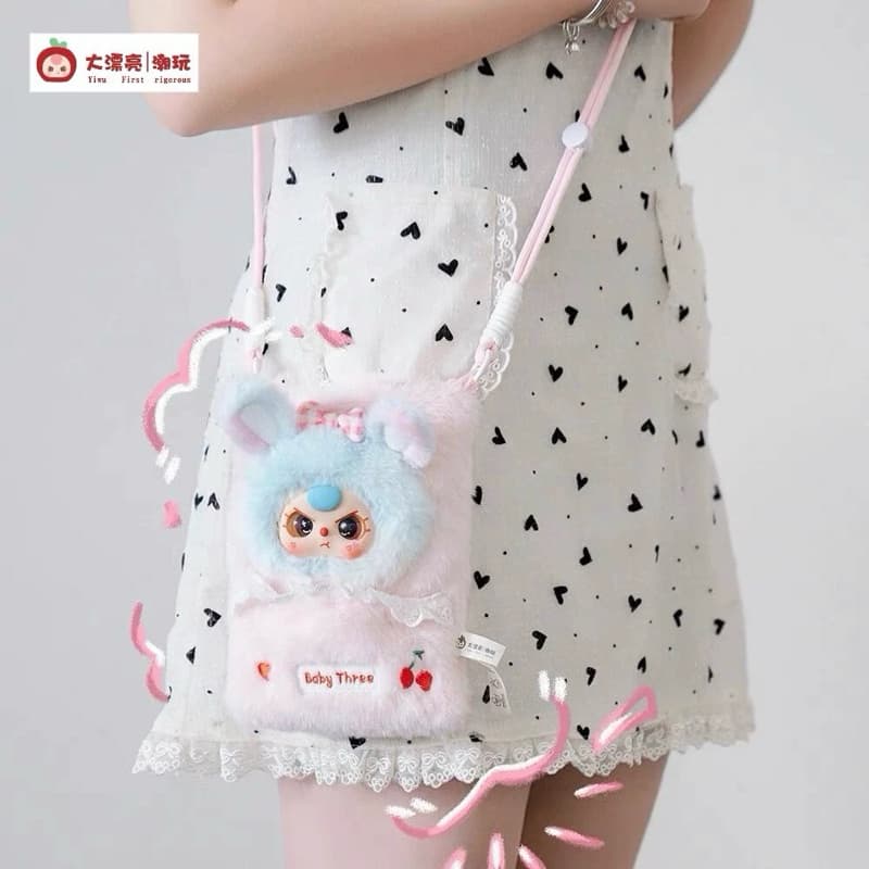 (พร้อมส่ง)📌แบบสุ่ม-แบบเลือกตัวใช้โค้ดลดได้ Babythree Mobile Phone Bag เบบี้ทรีรุ่นกระเป๋าสะพายใส่ของได้