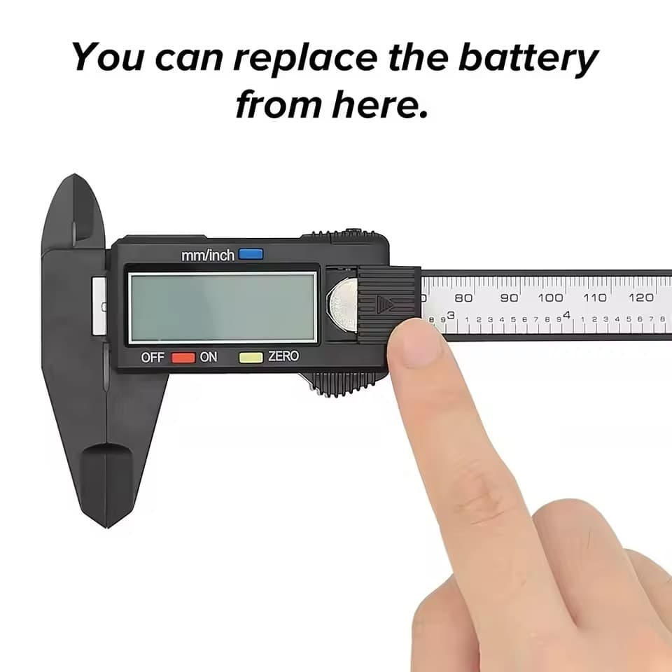 เครื่องวัดดิจิตอล เวอร์เนียร์ Digital Vernier caliper ขนาด 150 mm หรือ 6 นิ้ว รูปที่ 2
