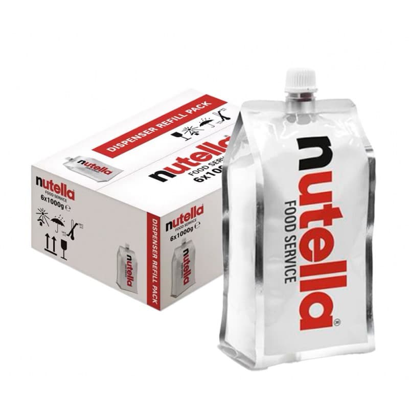 Nutella Instant Piping Bag นูเทลล่าแบบถุงรีฟิล ขนาดถุงละ 1000กรัมสินค้าใหม่ Exp:01/2027 รูปที่ 6
