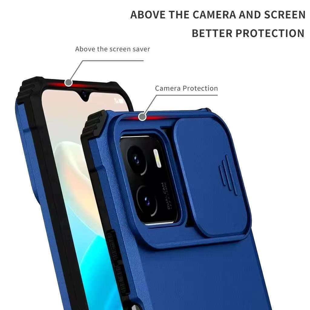 เคสหุ่นยนต์ ขาตั้งไหม่ สำหรับรุ่น Xiaomi Redmi A3 A1 A2 / Poco X3 Poco M3 เคสกกันกระแทก มีขาตั้งสไลด์กล้อง รูปที่ 3