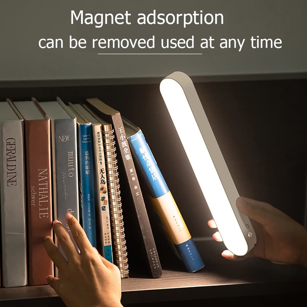 โคมไฟตั้งโต๊ะ เปิดได้ 3 แสง 26/28/42cm Table lamp ไฟแม่เหล็ก ไฟอ่านหนังสือ ไฟ LED USB ไฟแต่งห้อง ไฟled ไฟ5v ไฟติดห้อง รูปที่ 3