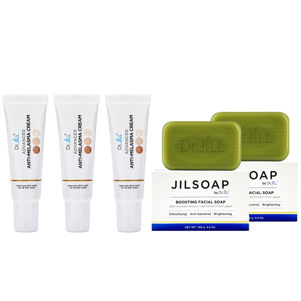 แถมสบู่ 2 ก้อน ครีมทาฝ้า Dr.JiLL Advanced Melasma 3 หลอด 15ml. รูปที่ 2
