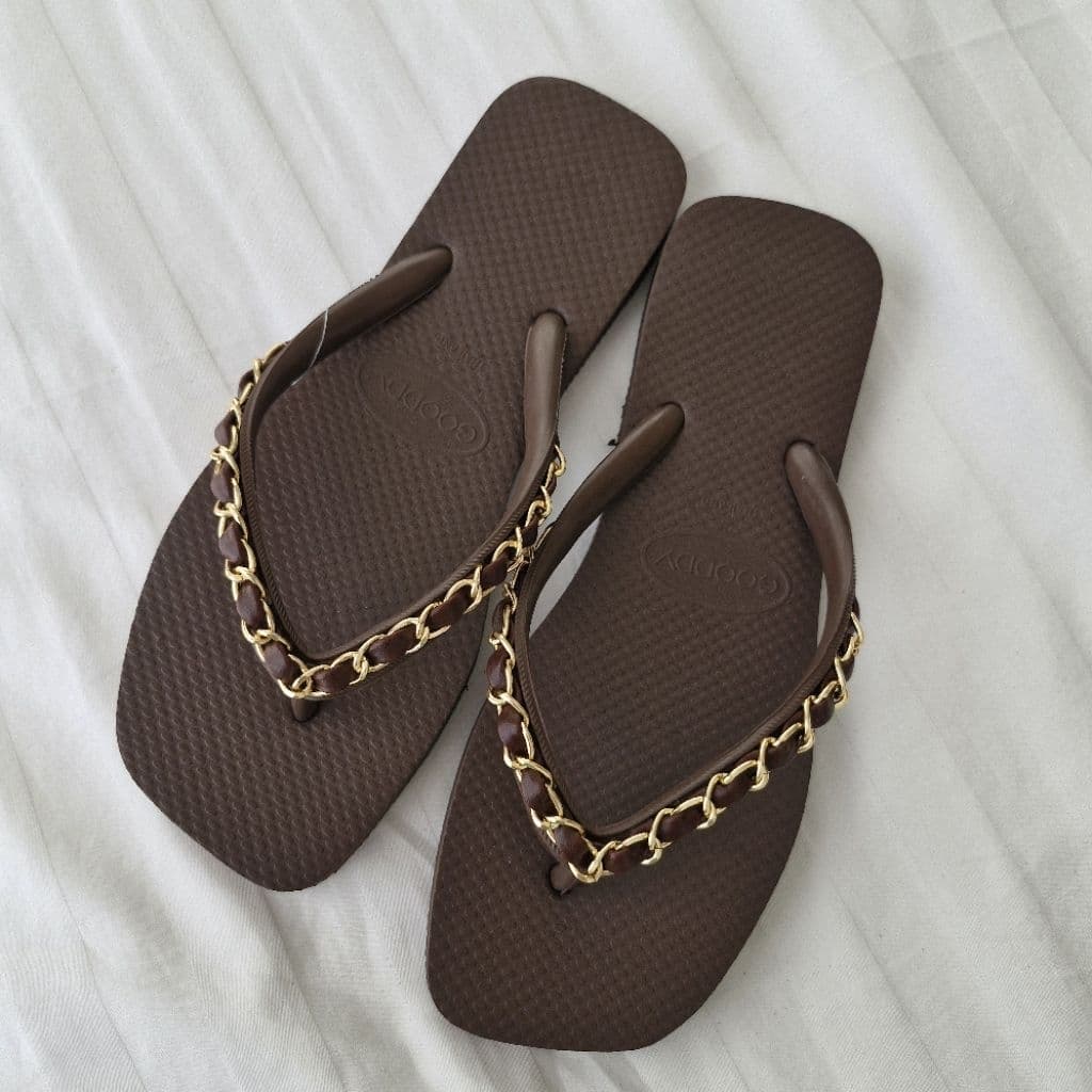 **ส่งด่วนภายในวัน** มีไซส์ใหญ่ 36-42 GOODDY รองเท้าแตะ รองเท้าแตะผู้หญิง หูหนีบ ใส่สบาย Goody รูปที่ 4