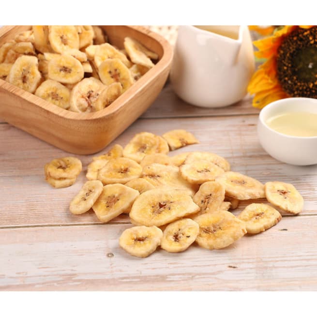 กล้วยอบกรอบ 1 กิโลกรัม | Banana Chips | กล้วยกรอบ กล้วยแผ่น ขนมคลีน ขนมสุขภาพ พร้อมทาน รูปที่ 3