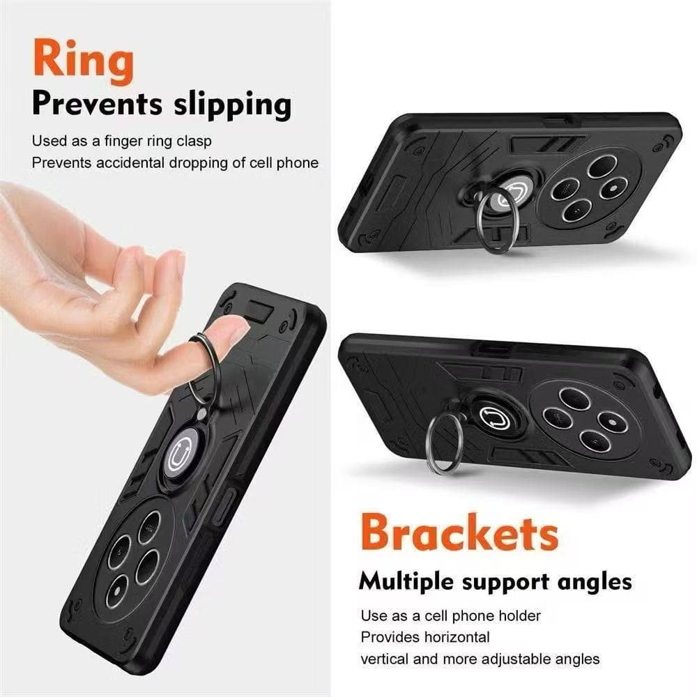 Ring เคสสไลด์กล้อง Case Xiaomi Redmi 14C / Poco C75 กันกระแทก เคสขาตั้ง แม่เหล็ก รูปที่ 4