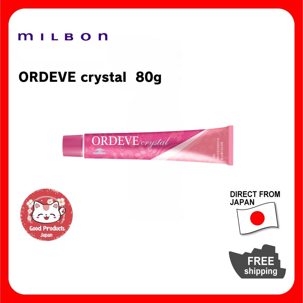 MILBON ORDEVE Crystal 80g Gray Hair colour 80g from 1piece รูปที่ 1