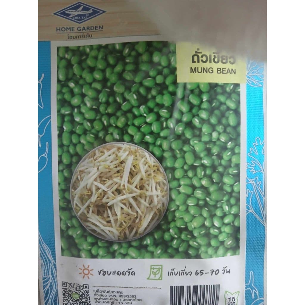 เมล็ดพันธุ์ ถั่วเขียว ถั่วงอก MUNG BEAN ตรา เจียไต๋ รูปที่ 5