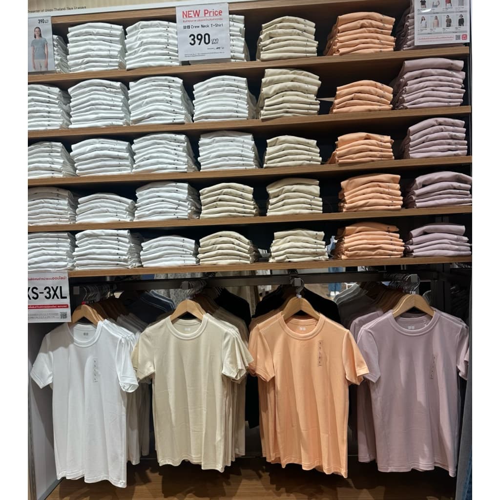 SALE ตาแตก เสื้อยืด uniqlo women ของใหม่ ป้ายห้อย แท้% ไม่มีค่าหิ้ว รูปที่ 5