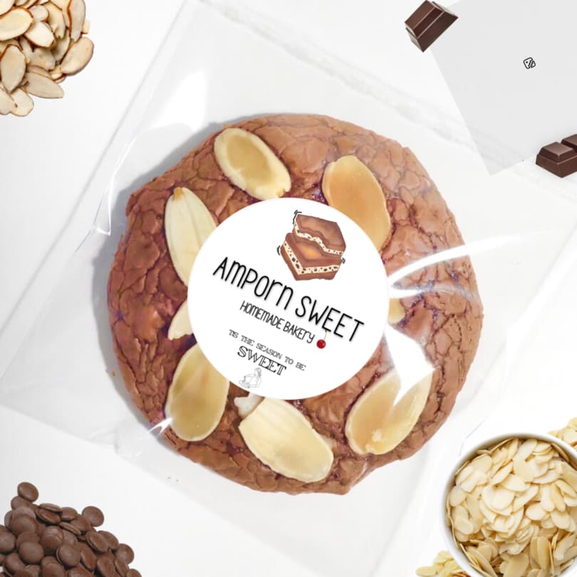 คุกกี้บราวนี่ช็อคโกแล็ต ดาร์กช็อคเข้มข้น Chocolate Brownie Cookies รูปที่ 6