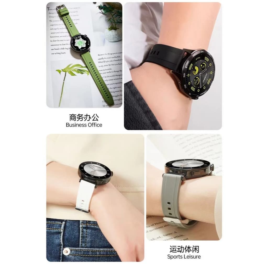 สายนาฬิกาสำหรับMibro GSpro Huawei GT4 41mm,Garmin Venu2S/vivoactive4S/vivomove3S ขนาด18mm รูปที่ 5