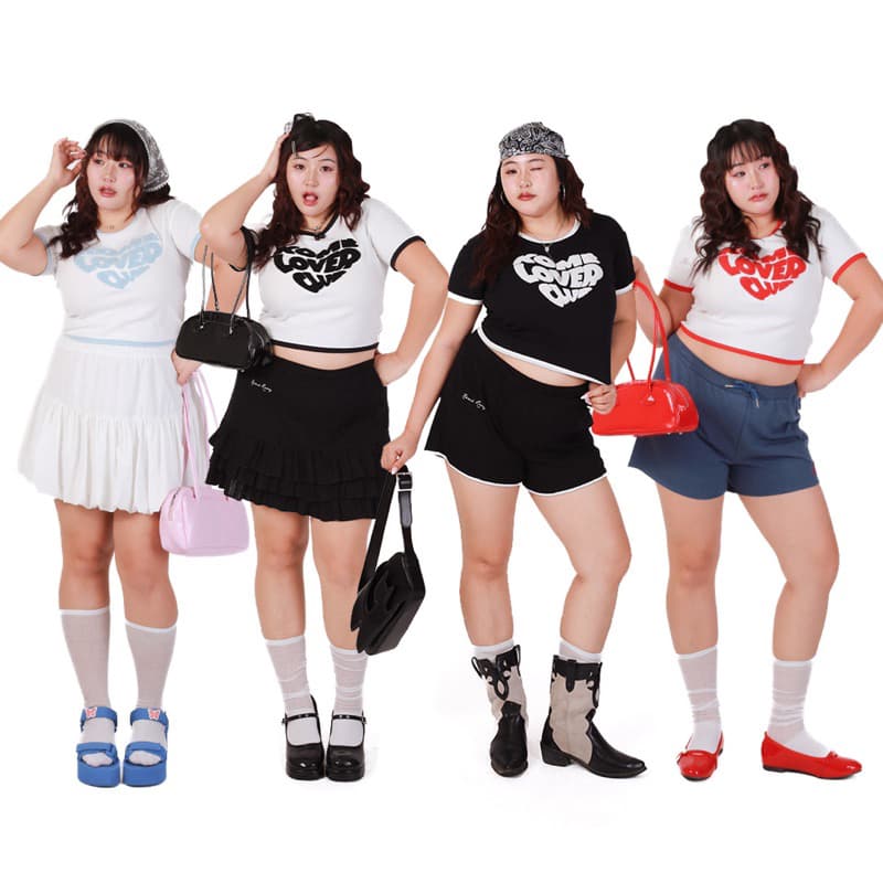 kome.offi เสื้อยืดปักขนหัวใจ รุ่น KOME LOVER CLUB รูปที่ 2