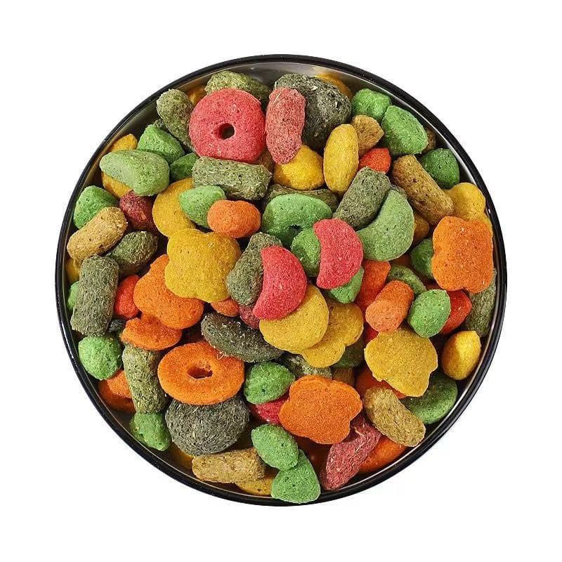 MINI Cookies ขนมลับฟันผสมผงผักผลไม้หลากสี อาหารเสริมสำหรับลับฟัน สัตว์เลี้ยงฟันแทะทุกชนิด ขนาด 25 g. รูปที่ 2