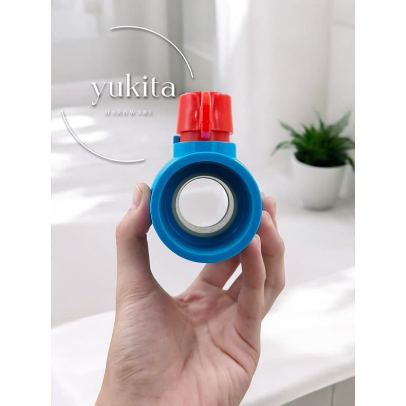 ขนาด 1/2 นิ้ว บอลวาล์วพีวีซี PVC อย่างดี เนื้อหนา รับแรงดันได้ถึง 150 psi บอลวาล์ว PVC รูปที่ 8
