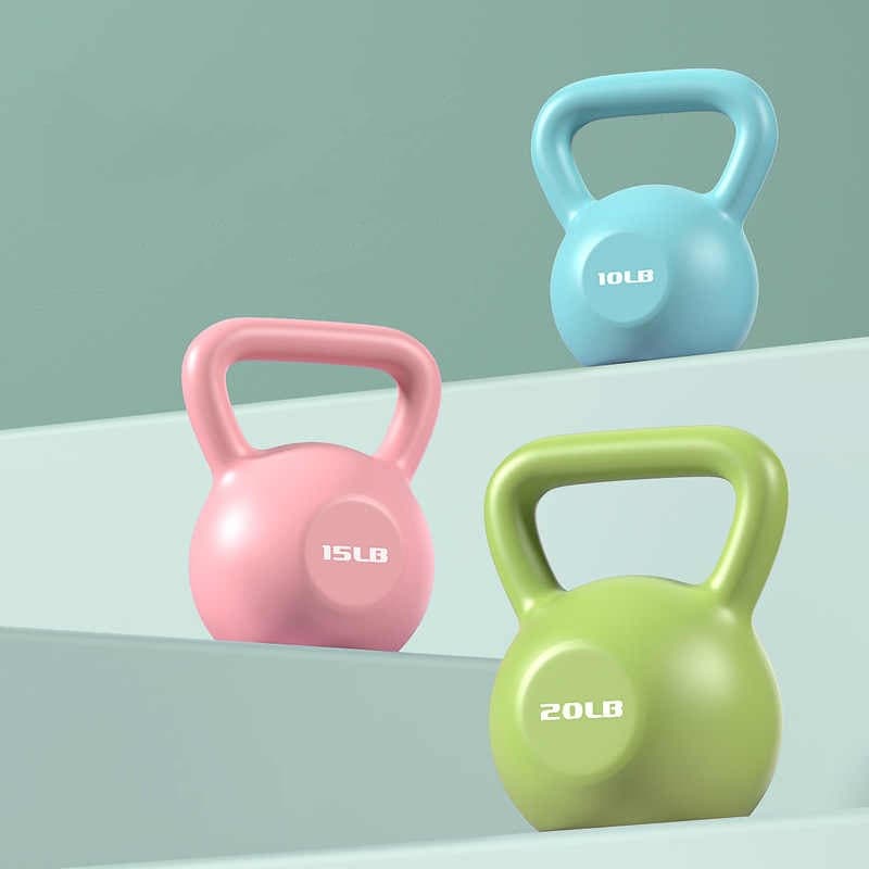 เคตเทิลเบล ดัมเบลลูกตุ้ม เคทเทิลเบลล์แบบนุ่ม 2/4/6/8KG Kettlebell การฝึกสควอท การฝึกลดไขมันหน้าท้อง รูปที่ 6