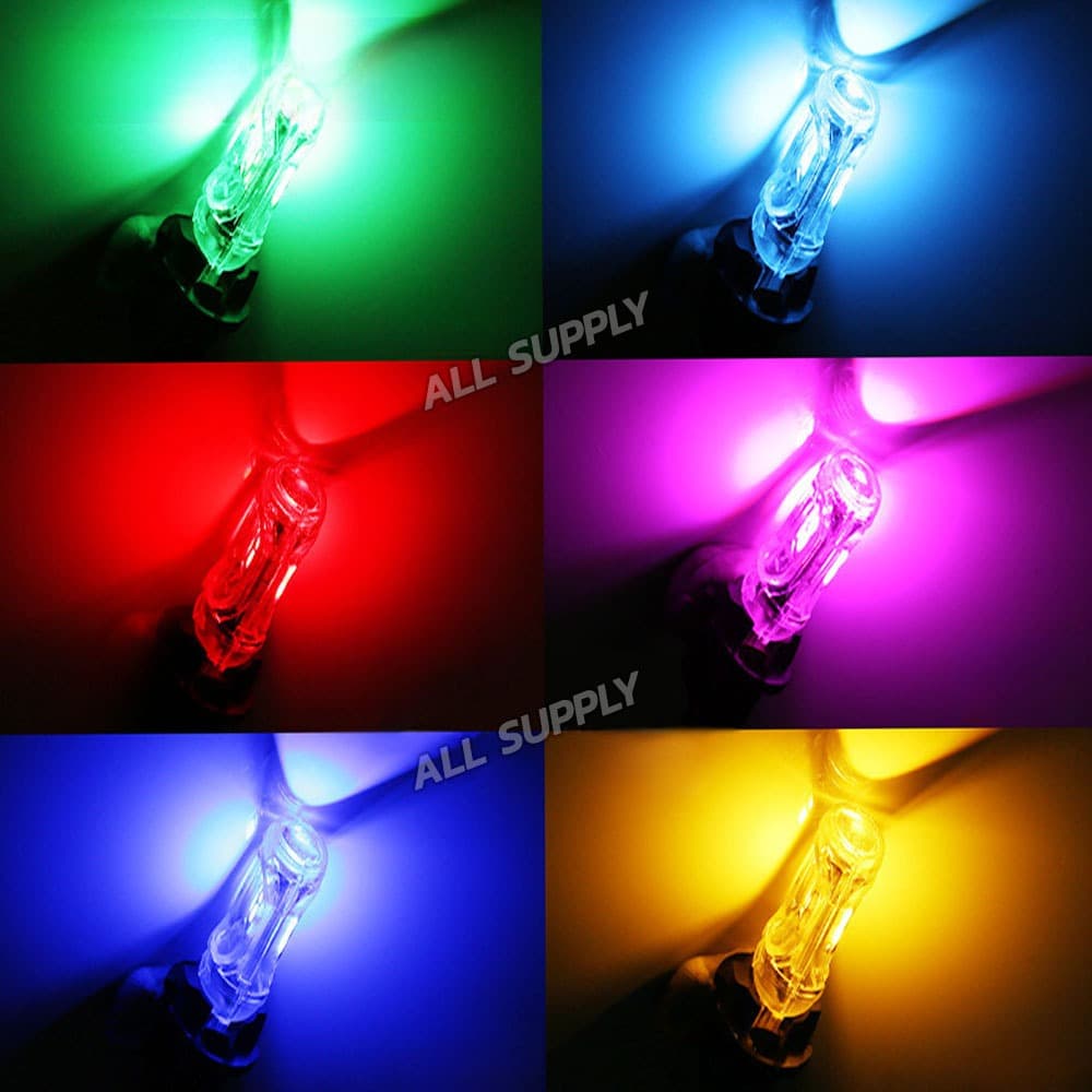หลอดไฟเลี่้ยวแฟลช กระพริบเร็ว LED 1ชิ้น หลอดไฟเลี่ยว LED T10 LED T13 LED กระพริบไว 5สี สว่างมาก รูปที่ 4