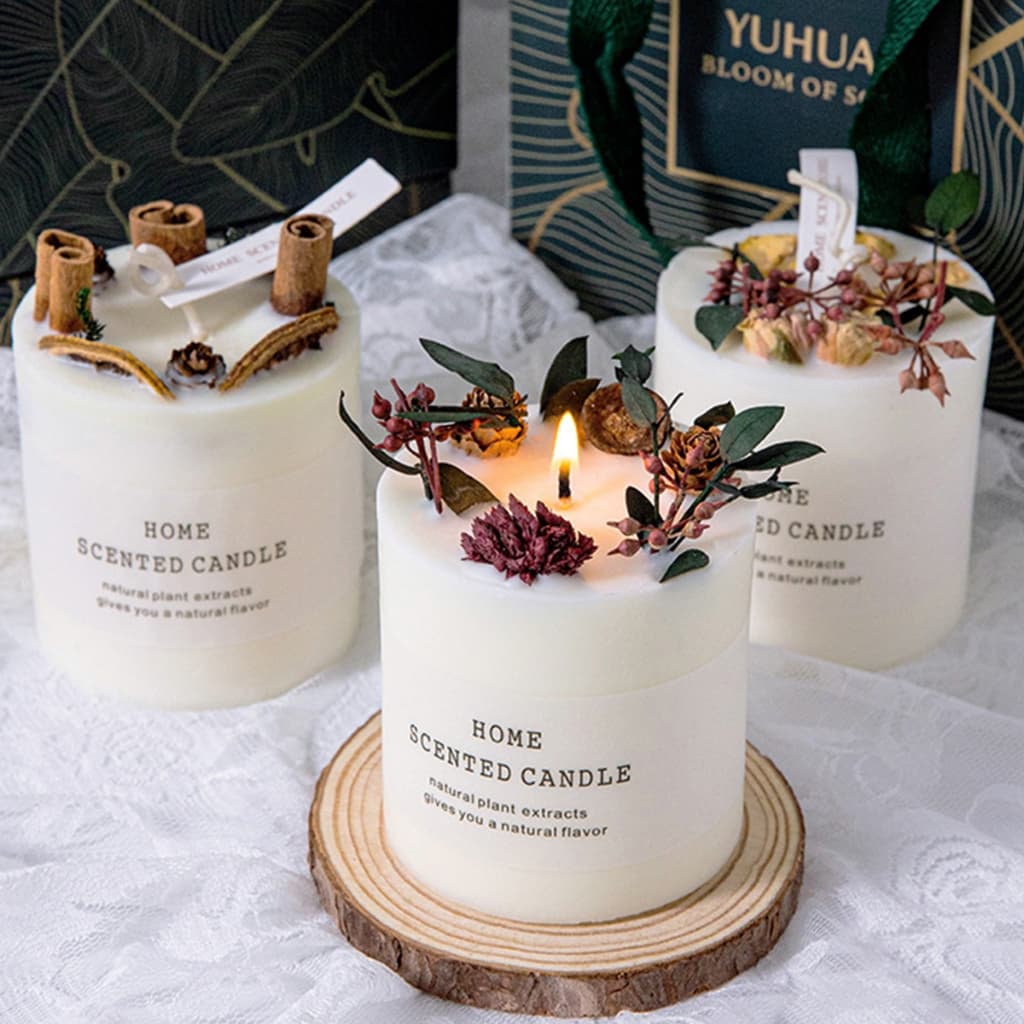 𝓫𝓪𝓫𝓲𝓮𝓶𝓲𝓵𝓭𝔂 เทียนหอม ของขวัญปีใหม่ กลิ่นฤดูกาล candle soy wax เทียนหอมอโรม่า กลิ่นดอกไม้ เทียนหอมสร้างบรรยากาศ รูปที่ 3