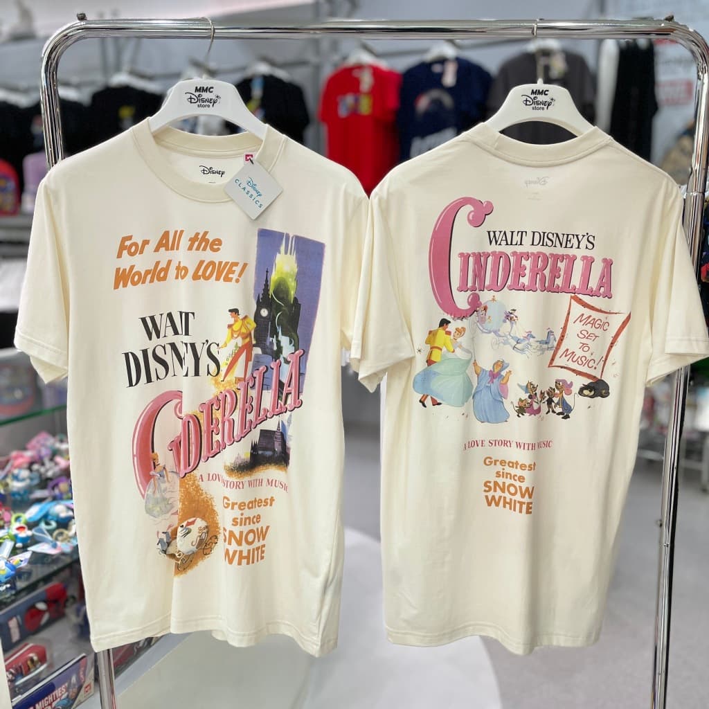 Power 7 Shop เสื้อยืดการ์ตูน ลาย "Cinderella" คอลเลคชั่น "Disney Classics" ลิขสิทธิ์แท้ DISNEY รูปที่ 6