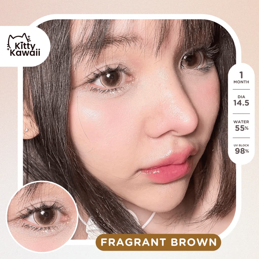 Kitty Kawaii Contact Lens : Fragrant - คอนแทคเลนส์รายเดือนคิตตี้ คาวาอิ พัส รูปที่ 7