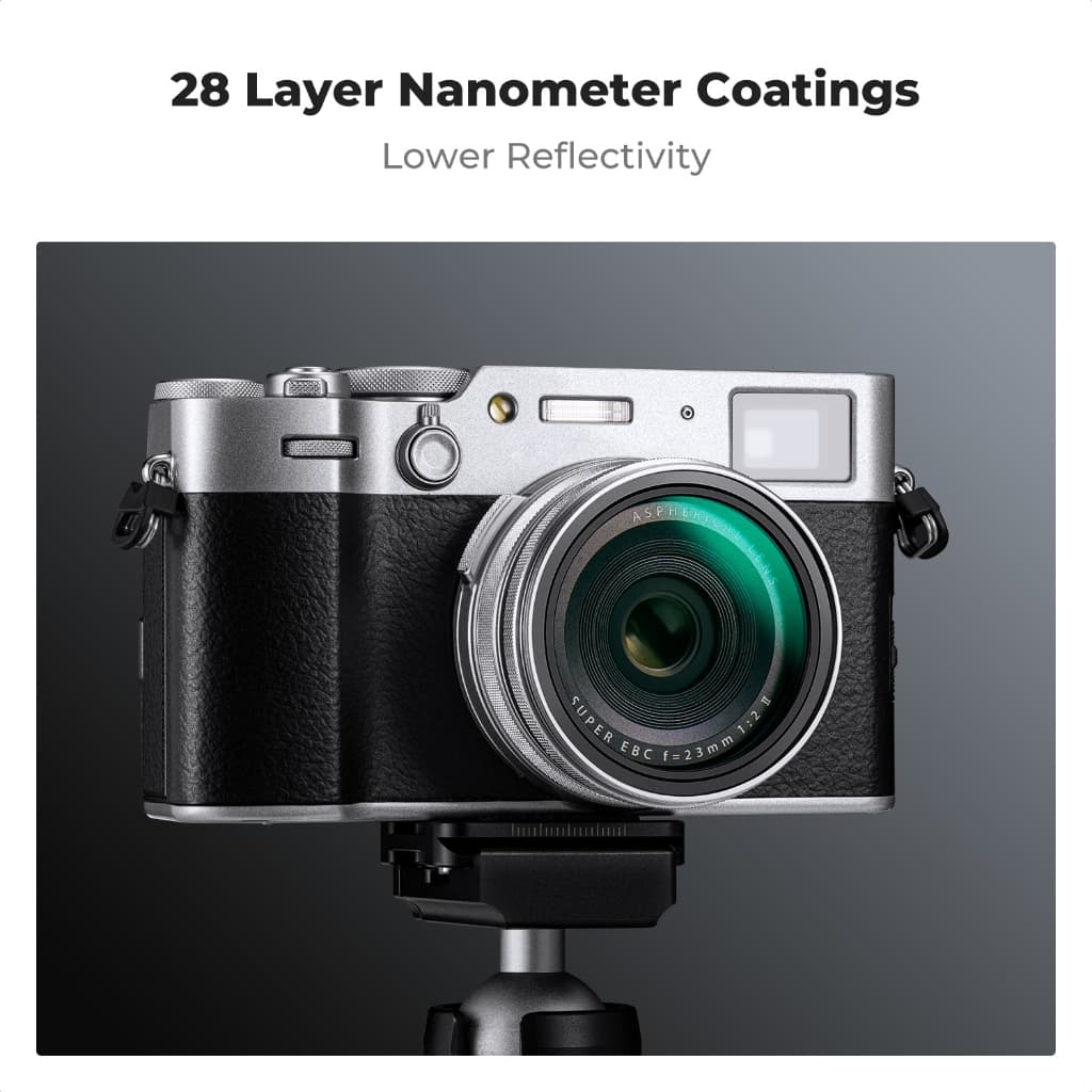 K&F CONCEPT Fuji UV Filter + Hood + Lens Cap Applicable to Fuji X100/X100F/X100S/X100T/X100V/X100VI รูปที่ 4