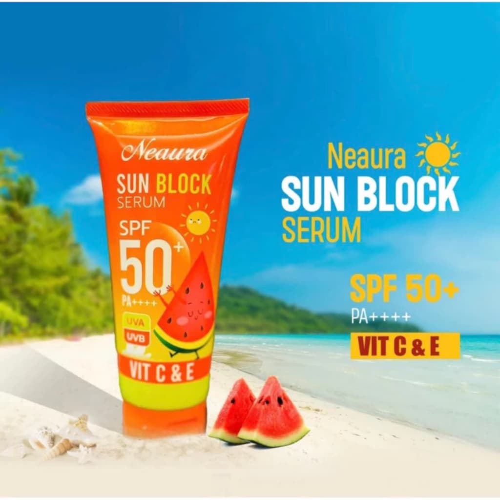 นีออร่า ซัน บล็อก เซรั่ม Neaura Sun Block Serum Spf50+ PA+++ รูปที่ 4