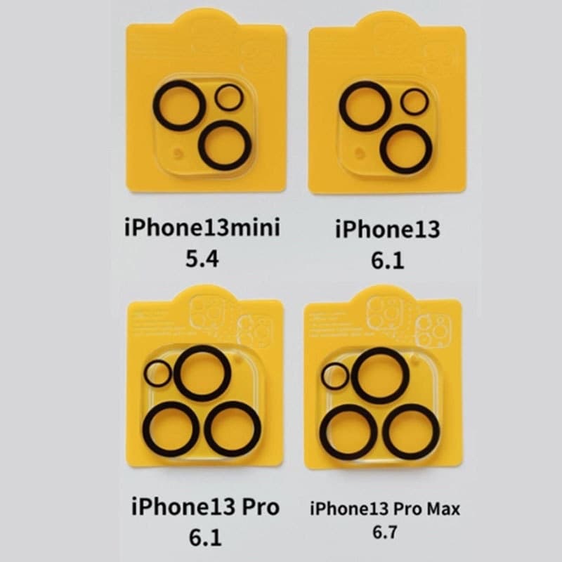 ฟิล์มกระจกเลนส์กล้องสำหรับ สำหรั สำหรับ iPhone 16 Pro Max/15/Plus 14 13 Pro 13 12 11 12mini นิรภัย ใส ฟิล์มกันรอยกล้อ รูปที่ 7