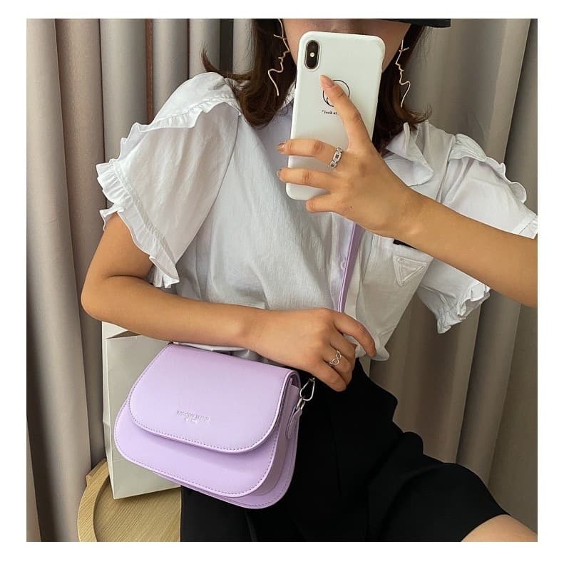 ในไทย Cici169กระเป๋าสะพายไหล่ ดีไซน์เรียบง่าย มีสไตล์ สําหรับผู้หญิง สีสวยเรียบหรู รูปที่ 3